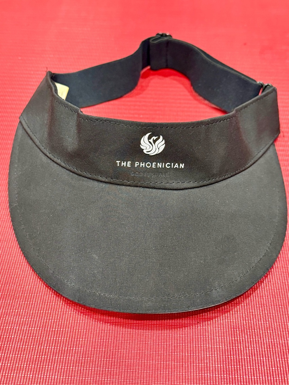 The Phoenician Scottsdale Hotel Golf Visor Hat Black Adjustable